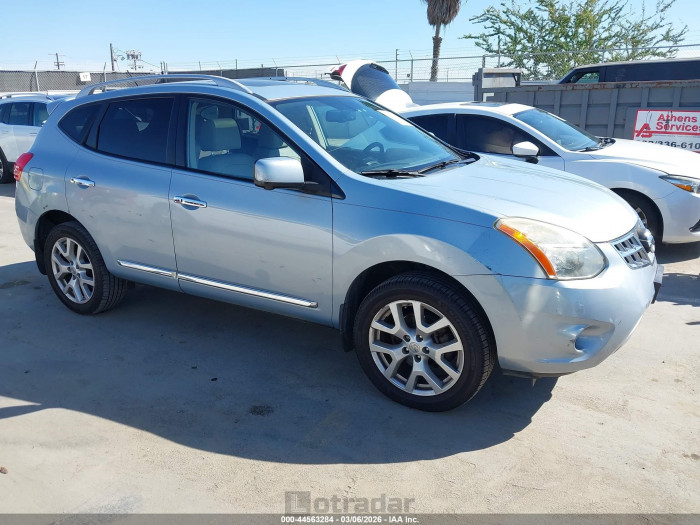 Nissan Rogue 2013 VIN JN8AS5MV2DW134808