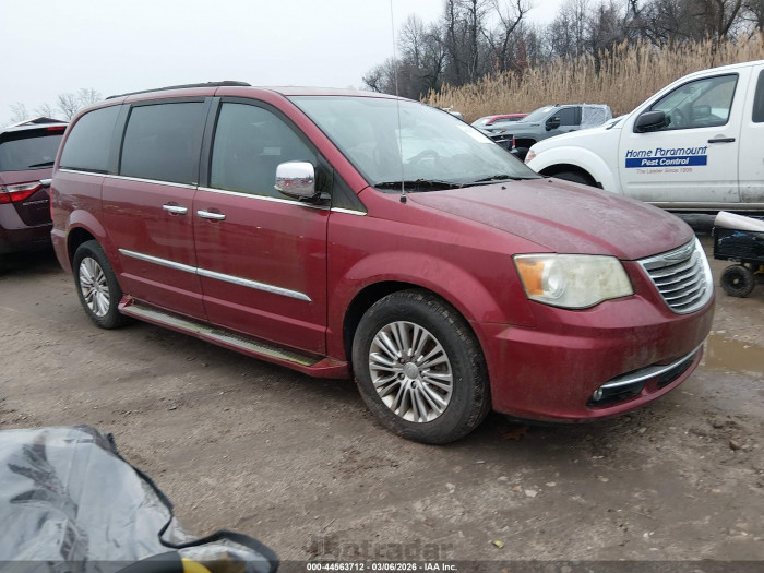 Chrysler Town & country 2013 VIN 2C4RC1CG9DR713696