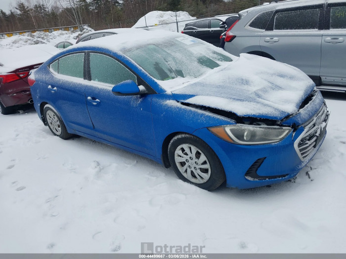 Hyundai Elantra 2018 VIN 5NPD74LF1JH294534