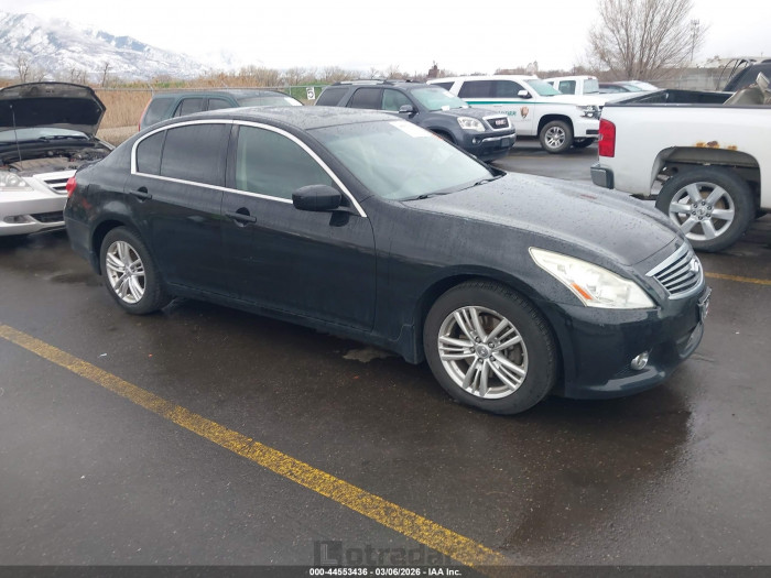 Infiniti G 2012 VIN JN1DV6AR7CM730913