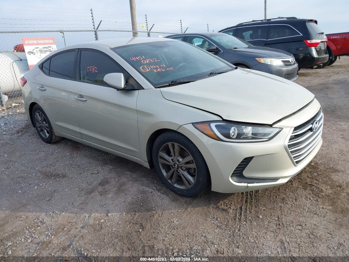 Hyundai Elantra 2017 VIN 5NPD84LF6HH120627