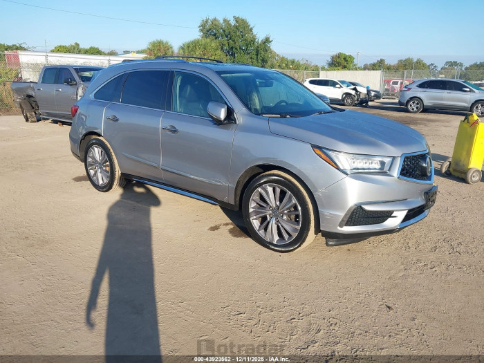 Acura Mdx 2017 VIN 5J8YD4H50HL008223