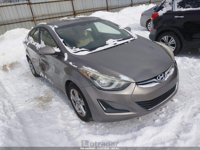 Hyundai Elantra 2016 VIN 5NPDH4AE4GH693423