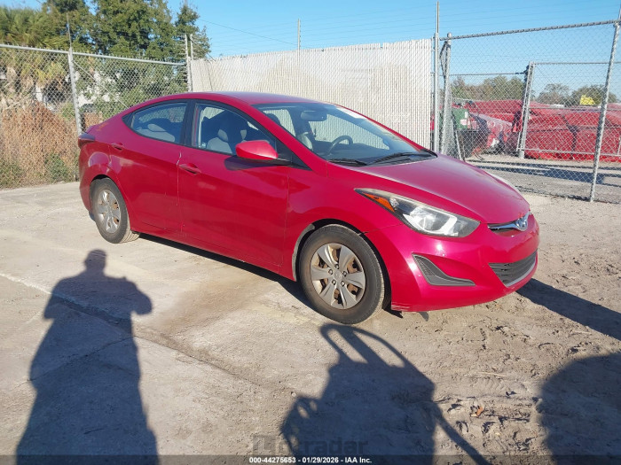 Hyundai Elantra 2016 VIN KMHDH4AE5GU532077