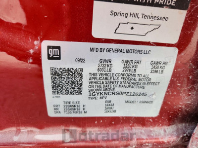 Cadillac Xt5 2023 1GYKNCRS0PZ126245