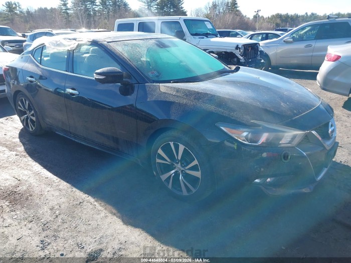 Nissan Maxima 2016 VIN 1N4AA6AP3GC417353