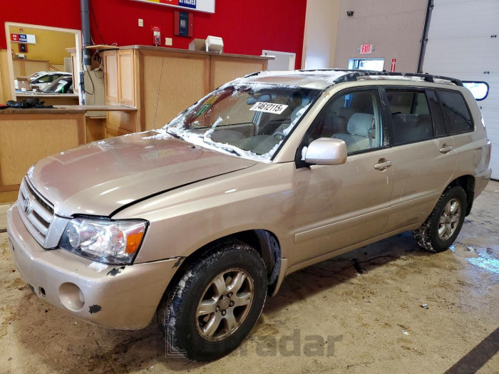 Toyota Highlander 2005 VIN JTEEP21A250109843