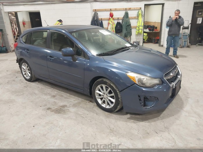 Subaru Impreza 2013 VIN JF1GPAC60DH838896