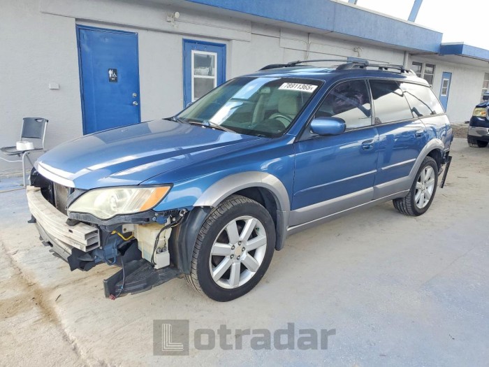 Subaru Outback 2008 VIN 4S4BP62C987358274