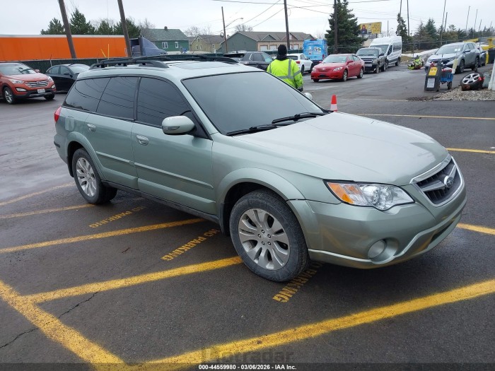 Subaru Outback 2009 VIN 4S4BP85C994322594