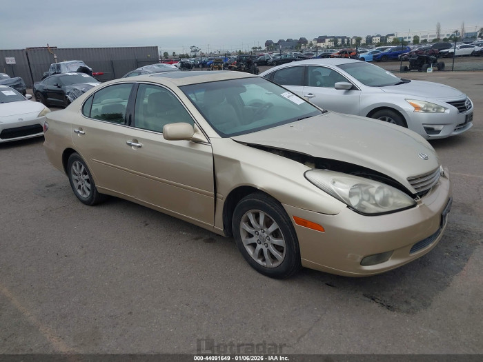 Lexus ES 2002 VIN JTHBF30G920011585