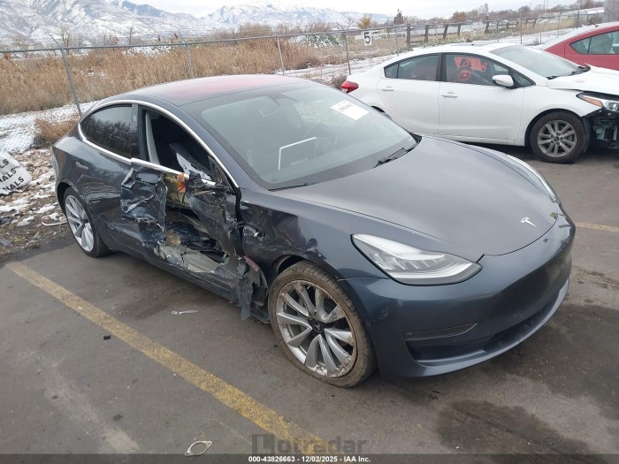 Tesla Model 3 2018 VIN 5YJ3E1EA6JF007849