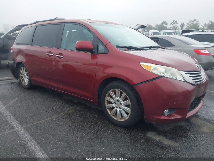 Toyota Sienna 2012 VIN 5TDYK3DC0CS188197