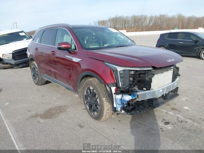 Kia Sorento 2025 VIN 5XYRL4JC2SG372998