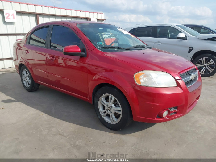Chevrolet Aveo 2011 VIN KL1TG5DE1BB116320