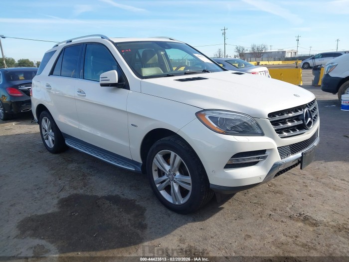 Mercedes-benz M-klasse 2012 VIN 4JGDA5HB7CA093093
