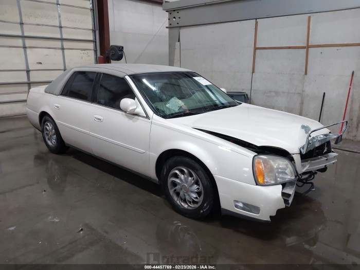 Cadillac De ville 2000 VIN 1G6KD54Y0YU318928