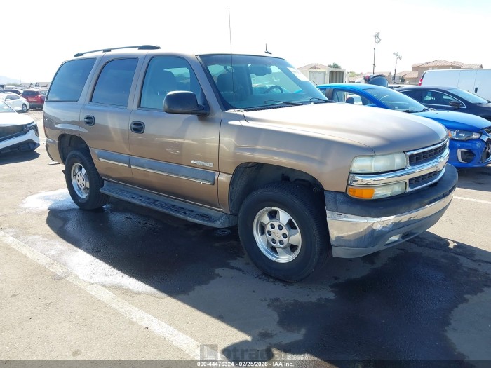 Chevrolet Tahoe 2003 VIN 1GNEC13V73R282946