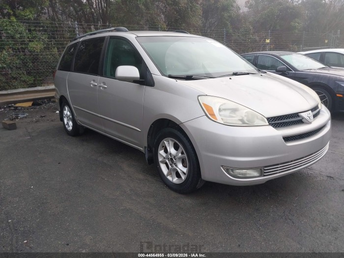 Toyota Sienna 2004 VIN 5TDZA22CX4S146836