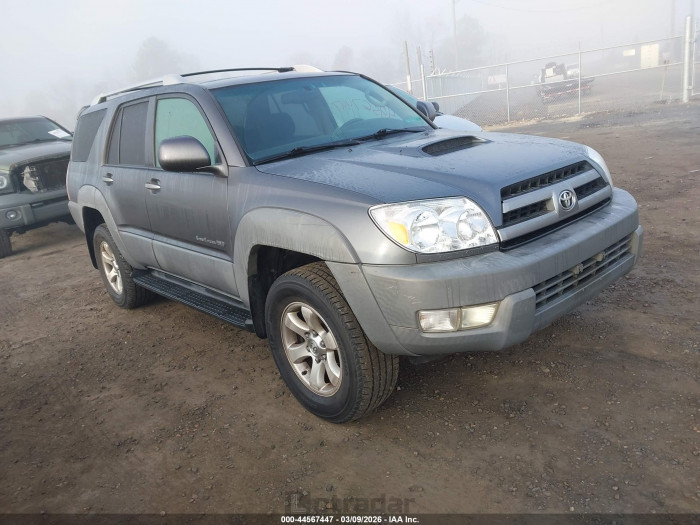 Toyota 4runner 2003 VIN JTEBU14R038001226