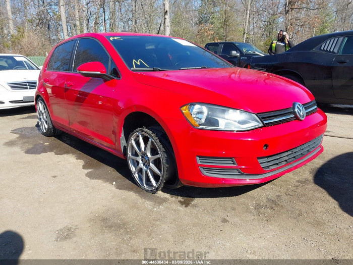 Volkswagen Golf 2015 VIN 3VW217AU7FM095319