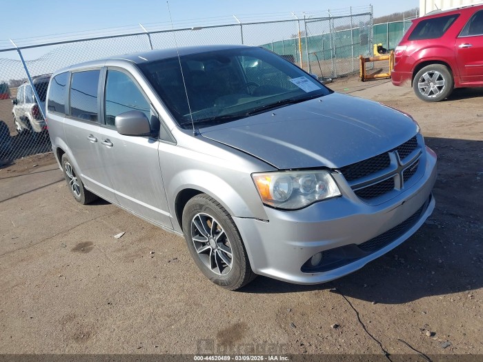 Dodge Caravan 2019 VIN 2C4RDGEG4KR536579