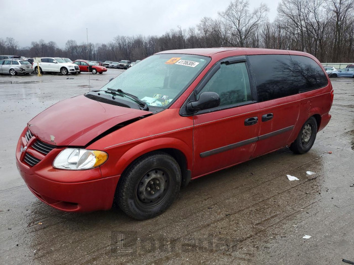 Dodge Caravan 2005 VIN 1D4GP24R25B276595