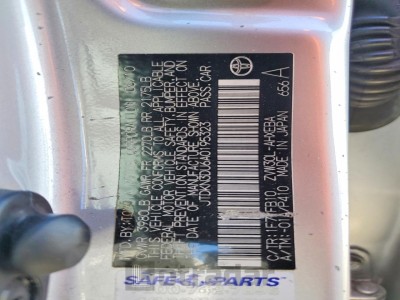 Toyota Prius 2010 VIN JTDKN3DU6A0195323