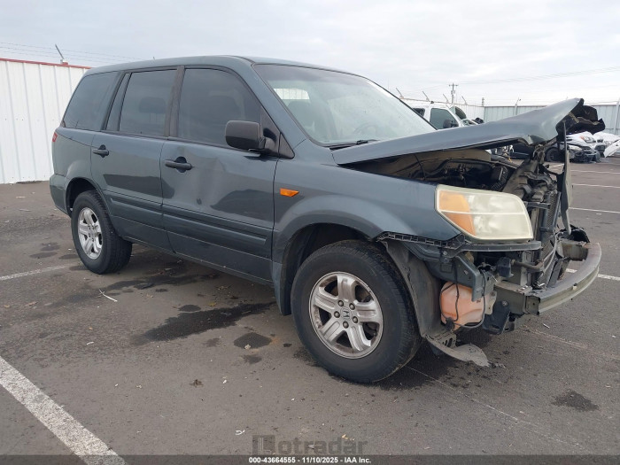 Honda Pilot 2006 VIN 5FNYF28136B016679