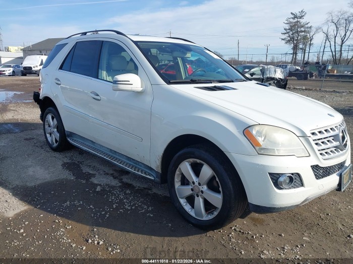 Mercedes-benz M-klasse 2011 VIN 4JGBB8GB9BA722178