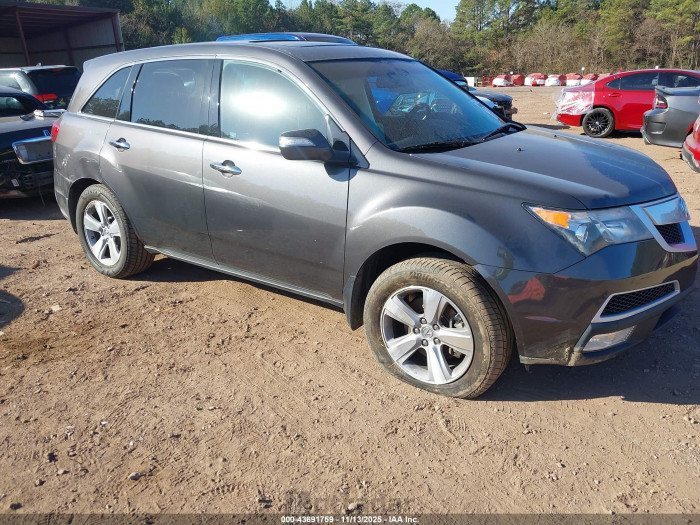 Acura Mdx 2011 VIN 2HNYD2H62BH534492