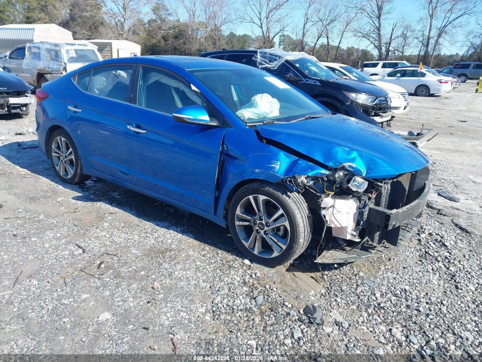 Hyundai Elantra 2017 VIN KMHD84LF1HU228672