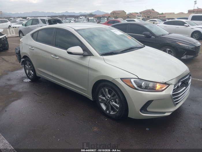 Hyundai Elantra 2017 VIN 5NPD84LF6HH082364