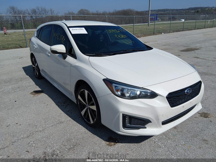 Subaru Impreza 2017 VIN 4S3GTAK66H1713763