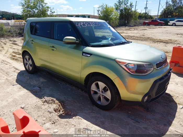 Kia Soul 2015 VIN KNDJN2A23F7809042