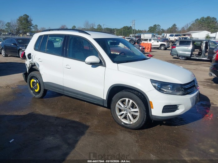 Volkswagen Tiguan 2016 VIN WVGBV7AX0GW601569