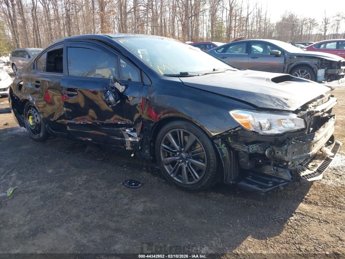 Subaru Wrx 2020 VIN JF1VA1J6XL9809667