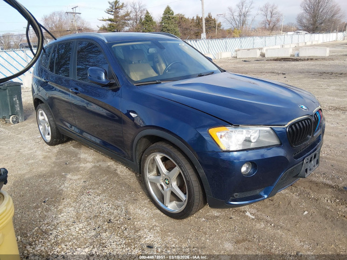 BMW X3 2013 VIN 5UXWX9C57D0D01101