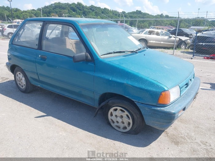 Ford Festiva 1993 VIN KNJPT06H5P6137202