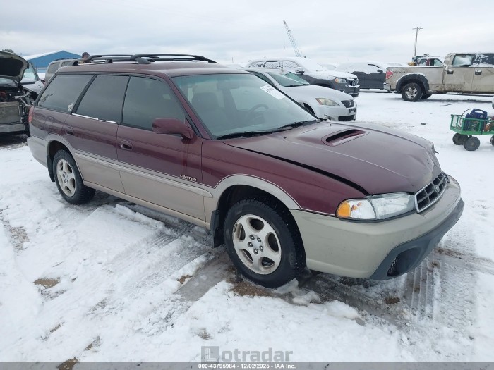 Subaru LEGACY 1999 VIN 4S3BG6854X7626224