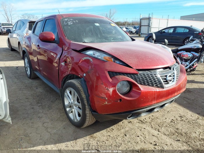 Nissan Juke 2011 VIN JN8AF5MV8BT021318