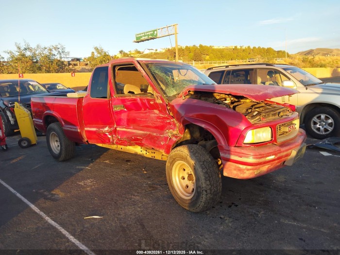 Gmc Sonoma 1996 VIN 1GTCS1944T8527354