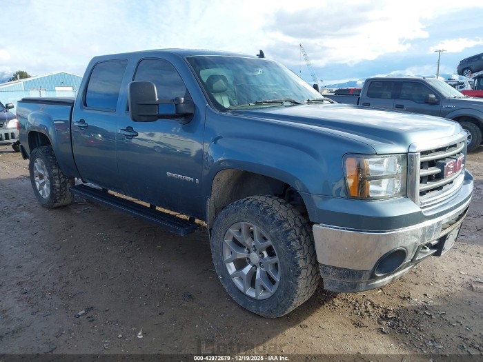 Gmc SIERRA 2007 VIN 2GTEK13M571649862