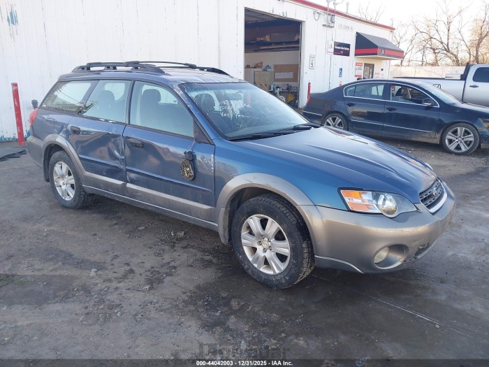 Subaru Outback 2005 VIN 4S4BP61C257307759
