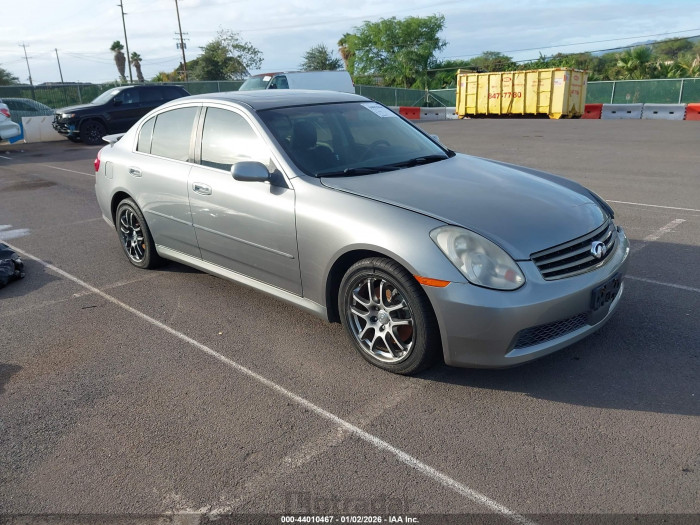 Infiniti G 2005 VIN JNKCV51E65M211644