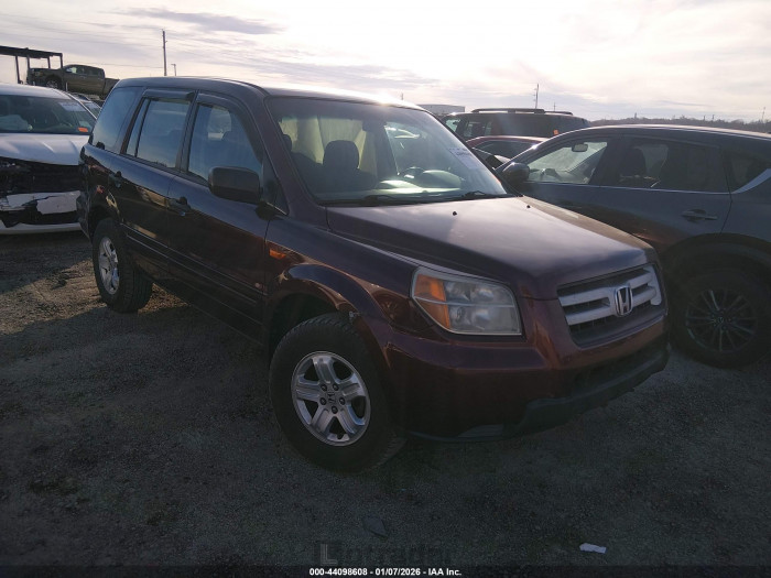 Honda Pilot 2007 VIN 5FNYF28157B017009