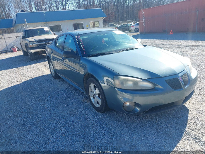 Pontiac Grand prix 2006 VIN 2G2WP552661270185