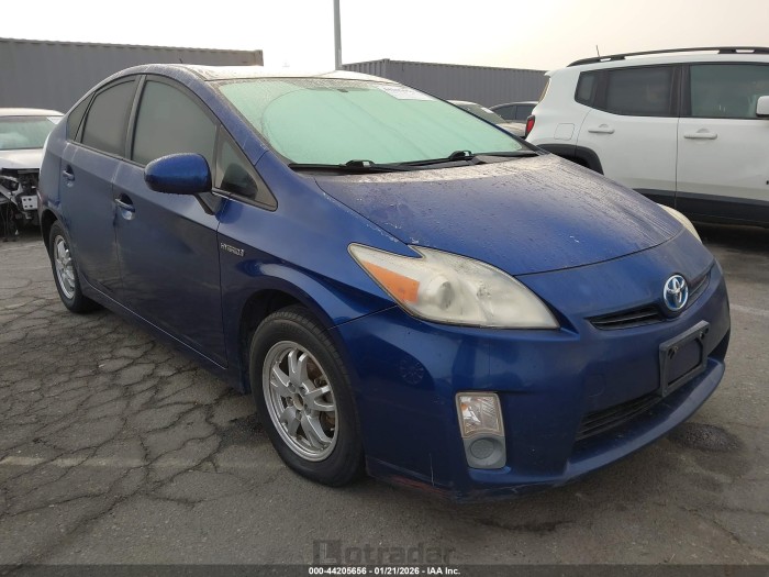 Toyota Prius 2011 VIN JTDKN3DU8B0254745