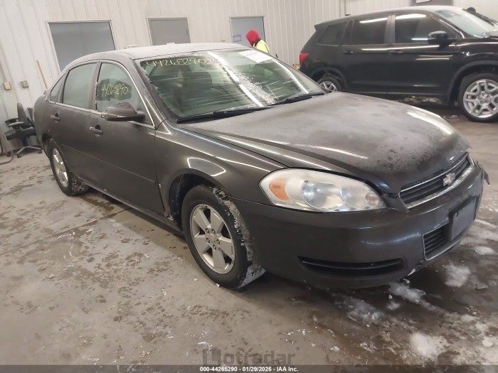 Chevrolet Impala 2008 VIN 2G1WT58K389267938