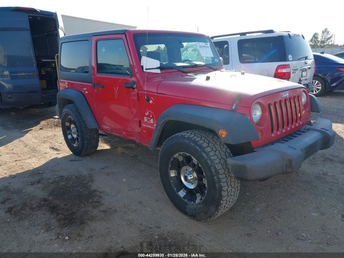 Jeep Wrangler / 2008 VIN 1J4FA24138L597574
